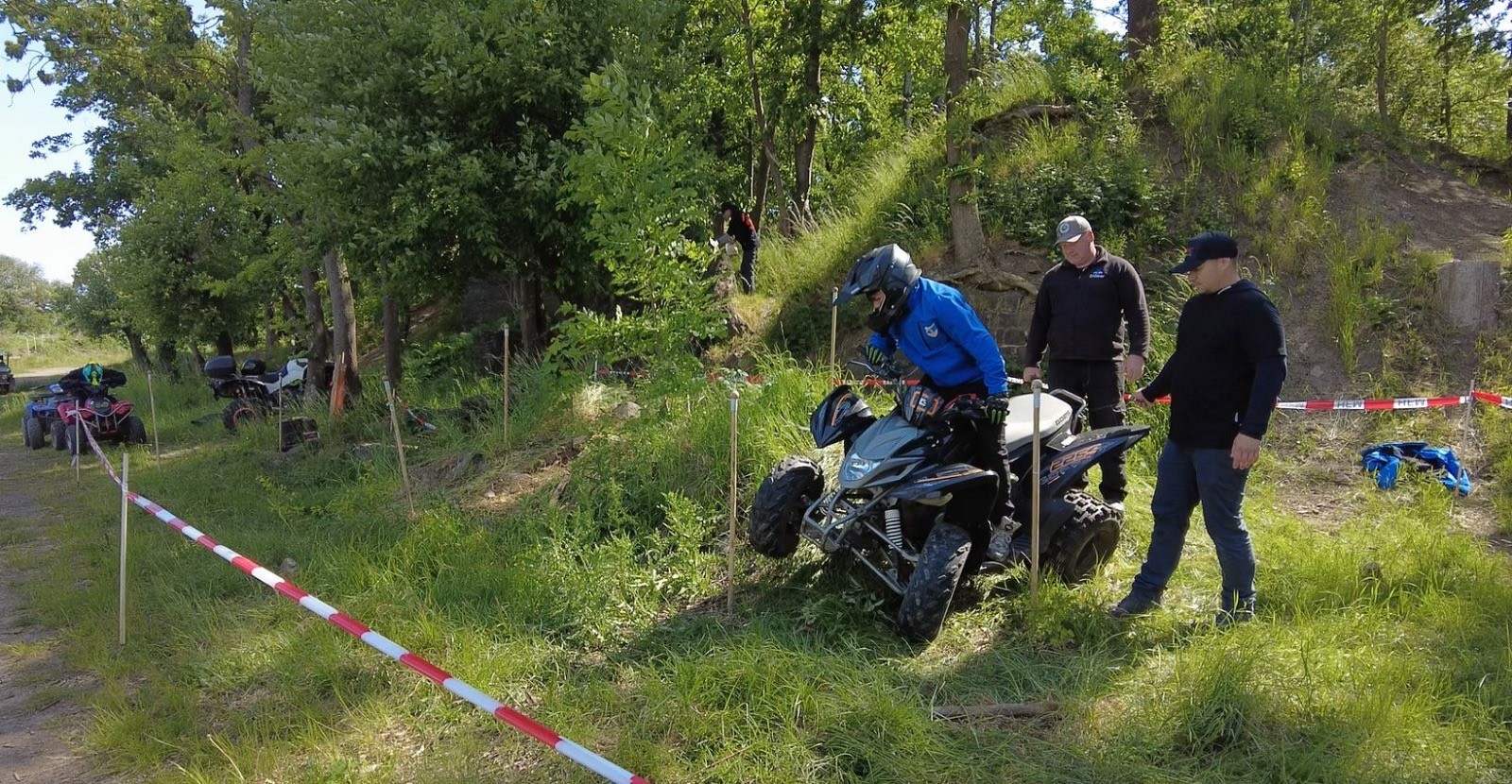 Quad Fahrer erfolgreich